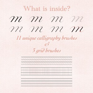 Calligraphy Brushes for Procreate - Copperplate / Lettering Brush ...