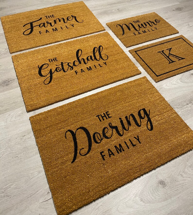 Mat Personalized Doormat Custom Doormat Etsy Canada