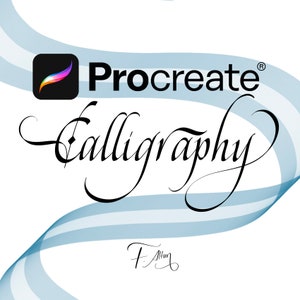 Pennelli per calligrafia per procreate / pennello per lettering procreate / pennelli per calligrafia corsiva per procreate