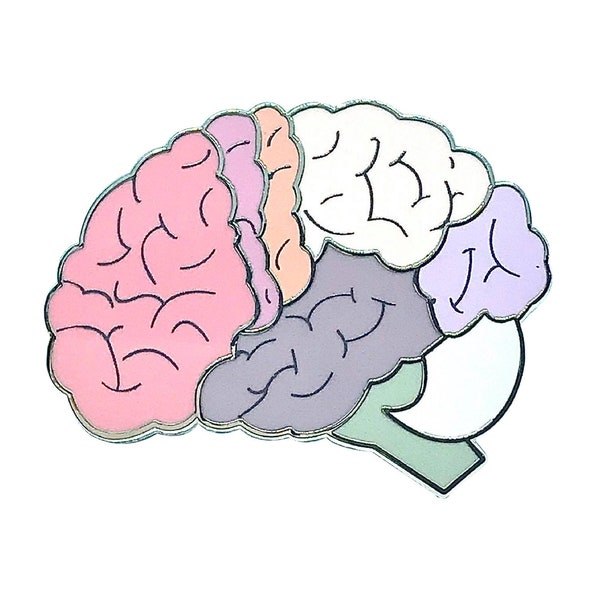 Brain Pin Etsy Brain Pin Etsy