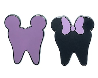 Dental Pin, Enamel Pin, Lab Coat Pin, Dentist Gifts, Dental Hygienist, Dental Assistant *5 colors*