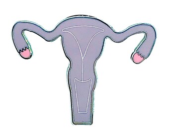 Uterus Pin, Medical, Enamel Pin, OBGYN pin, Uterine, obstetrician, medical gifts for doctors, lab coat pin, healthcare pin, anatomy, organs
