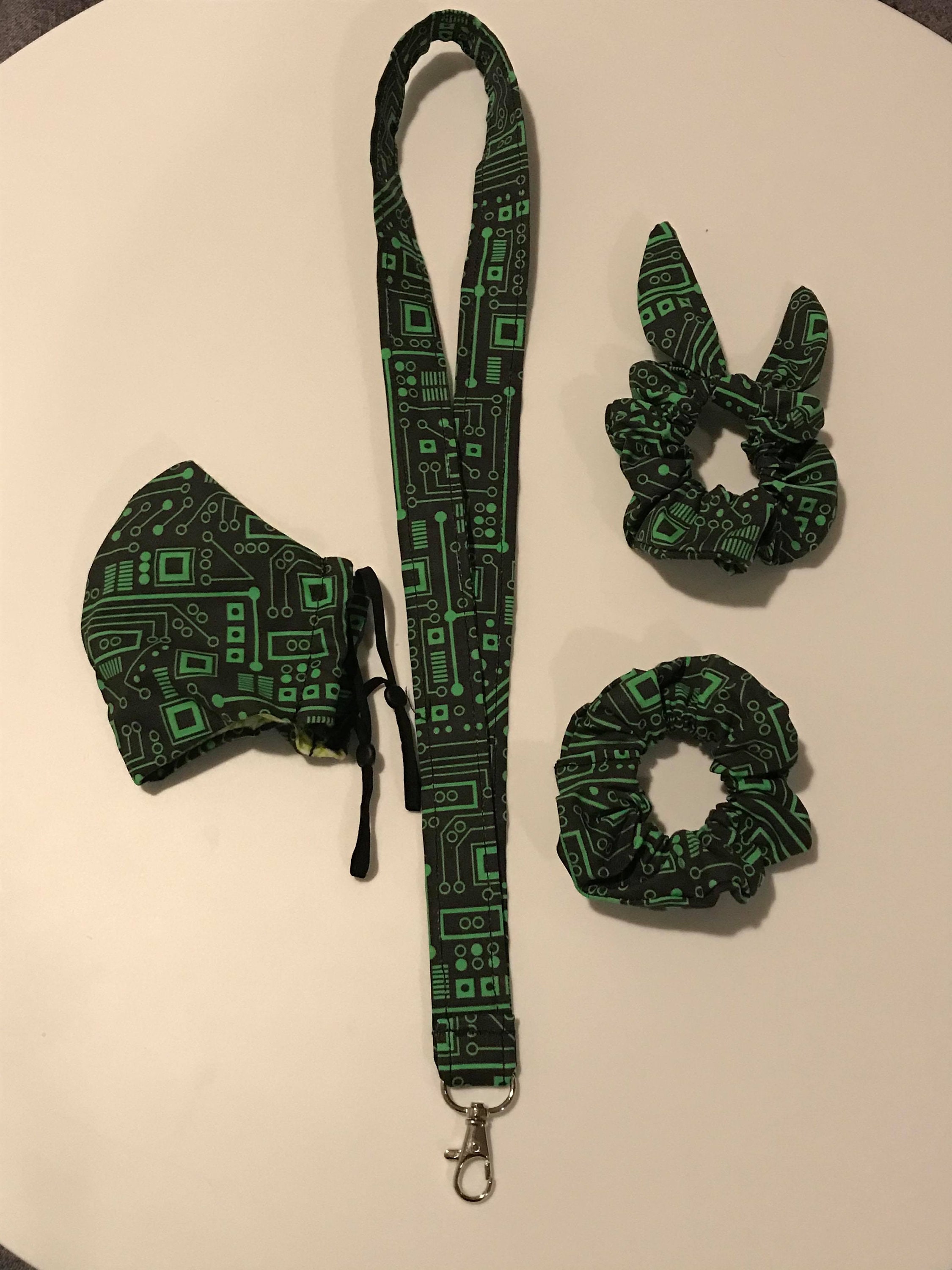 Circuit Board Face Mask Lanyard Scrunchie engineer Etsy