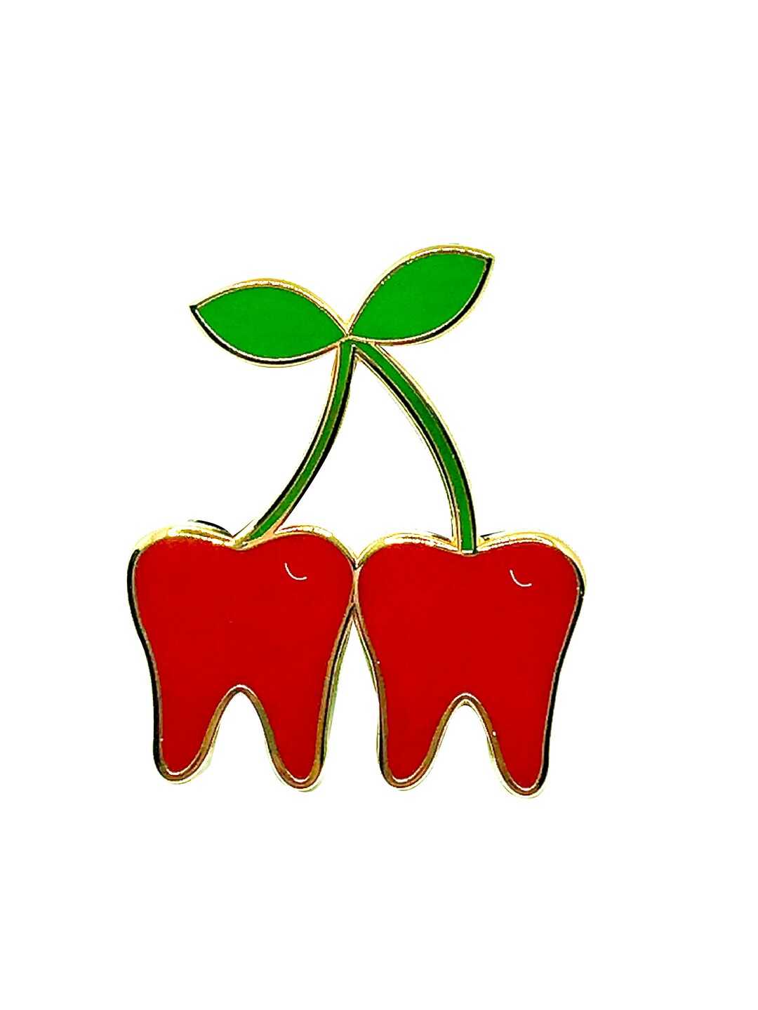 Cherries Pin Dental Pin Tooth Pin Medical Pin Enamel Pin Etsy