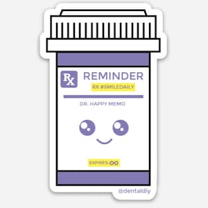 Verschreibung Flasche Magnet oder Aufkleber || Apotheke Magnet oder Aufkleber