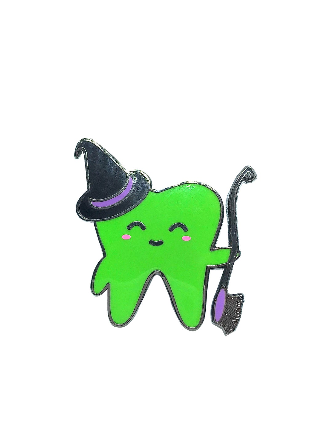 Witch Enamel Pin Tooth Pin Teeth Pin Christmas Dentistry Etsy
