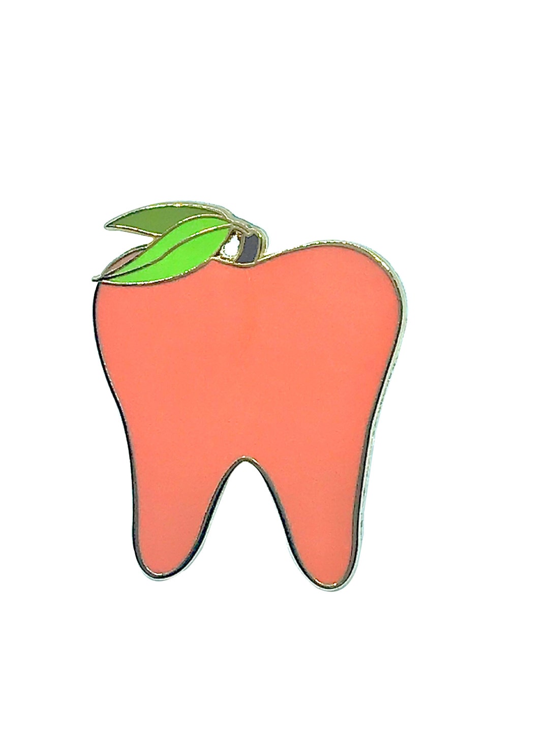 Peach Pin Enamel Pin Dental Pin Medical Pin Dental Tooth Etsy