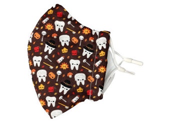 Mascarilla, Dental, Acción de Gracias, Otoño, Otoño, Dientes Dentales