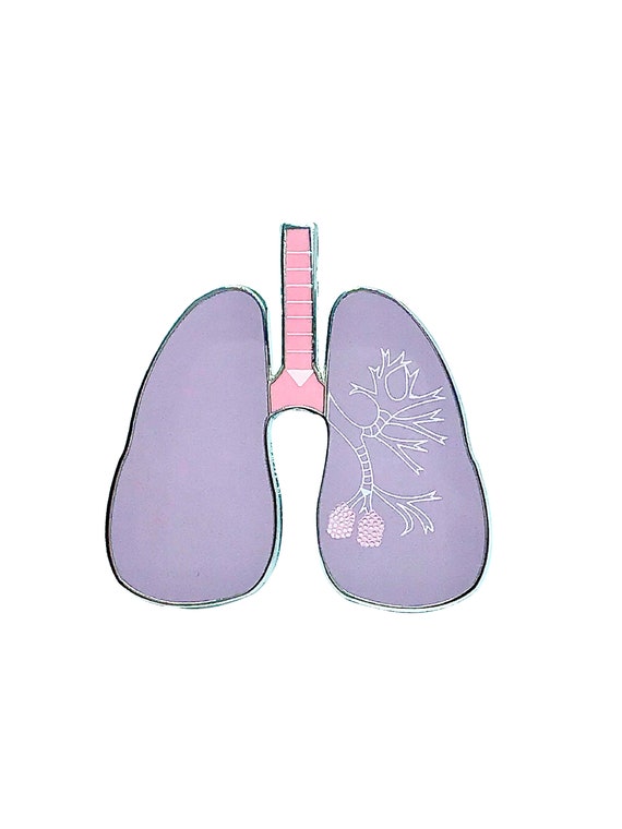 Lungs Pin, Medical Pin, Enamel Pin, healthcare pin, organs pin, organ, anatomy pin, lab coat pin, gifts for doctors