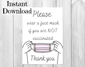 If You Are Sick Do Not Enter Sign | Etsy Ireland