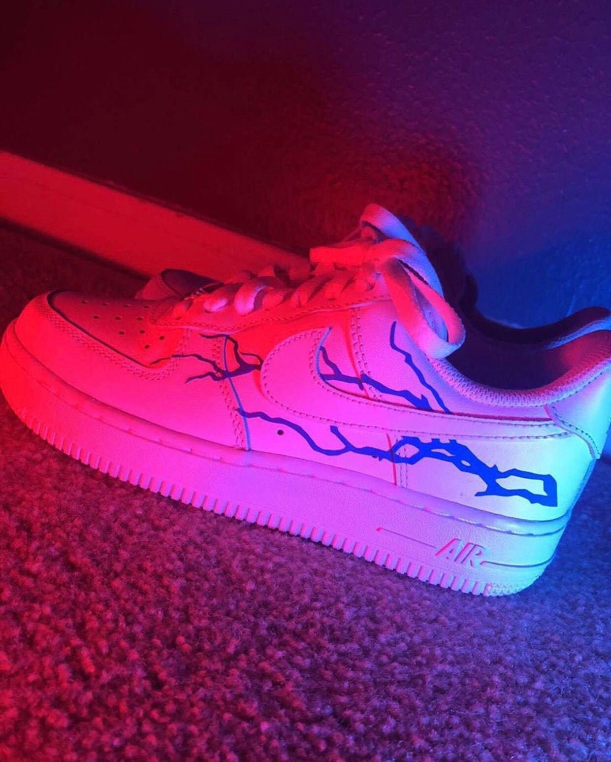 blue lightning air force 1