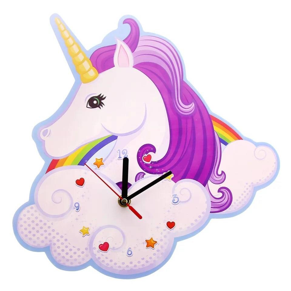 Fantasy Magical Unicorn Wall Clock Etsy
