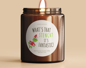 What's that stench? It's fantastic! Grinch Candle, The Grinch