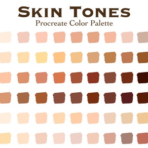 Skin Tones Procreate Color Palette