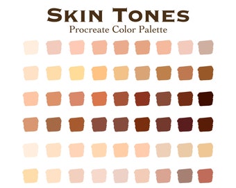 Skin Tones Procreate Color Palette