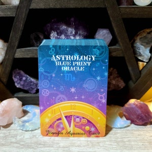 Astrologie Blau Print Orakel<Kleines Poker Deck>