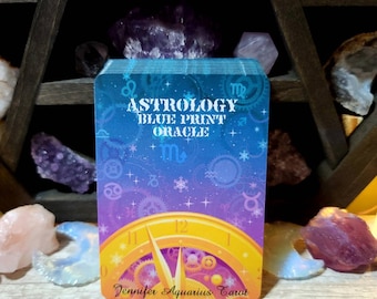 Oracle Astrology Blue Print&lt;Petit jeu de cartes de poker&gt;