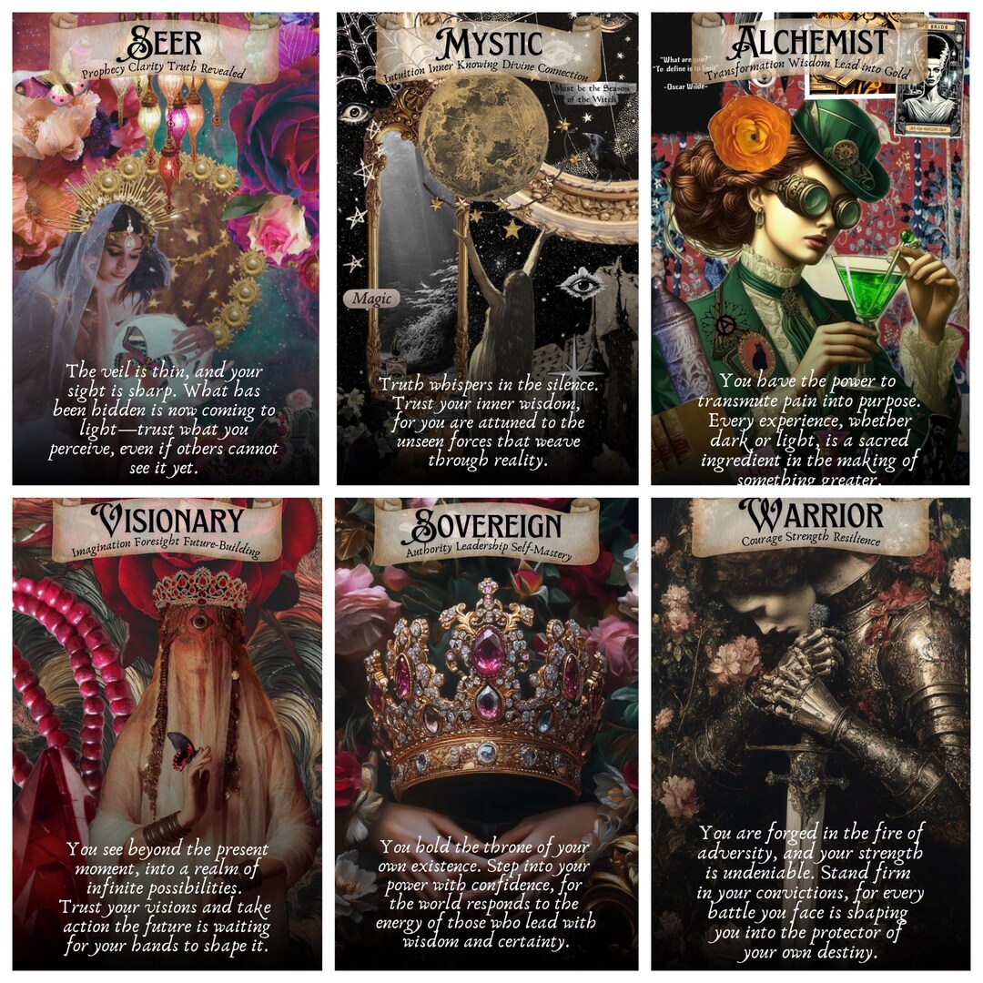 Oracle Codex The Soul Codex | Oracle of Infinite Faces | Archetypes | Pre Order - Etsy