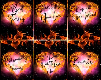 Nieopowiedziane prawdy o bliźniaczym płomieniu | Sytuacje miłosne | Bratnia dusza | Karma | Wyrocznia | 120 kart