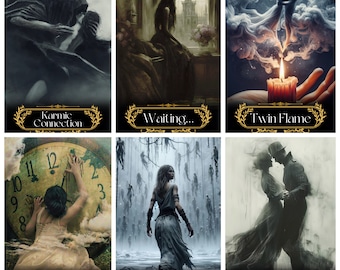 Haunted Romance Oracle | Dark | Halloween | Love Situations Deck
