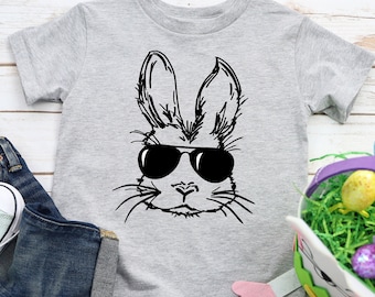Easter Shirt Boy Toddler Easter Sweatshirt Funny Boy Easter Shirt Easter Bunny Shirt Kids Name Boy Custom Easter Shirt Boy Toddler