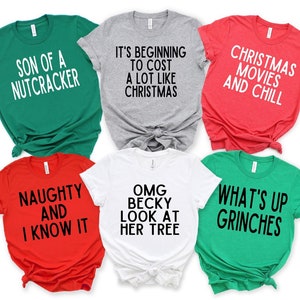 Funny Christmas Shirts Christmas Puns Family Christmas Shirt Matching Christmas Shirts Holiday Party Shirt Group Christmas Party Shirts