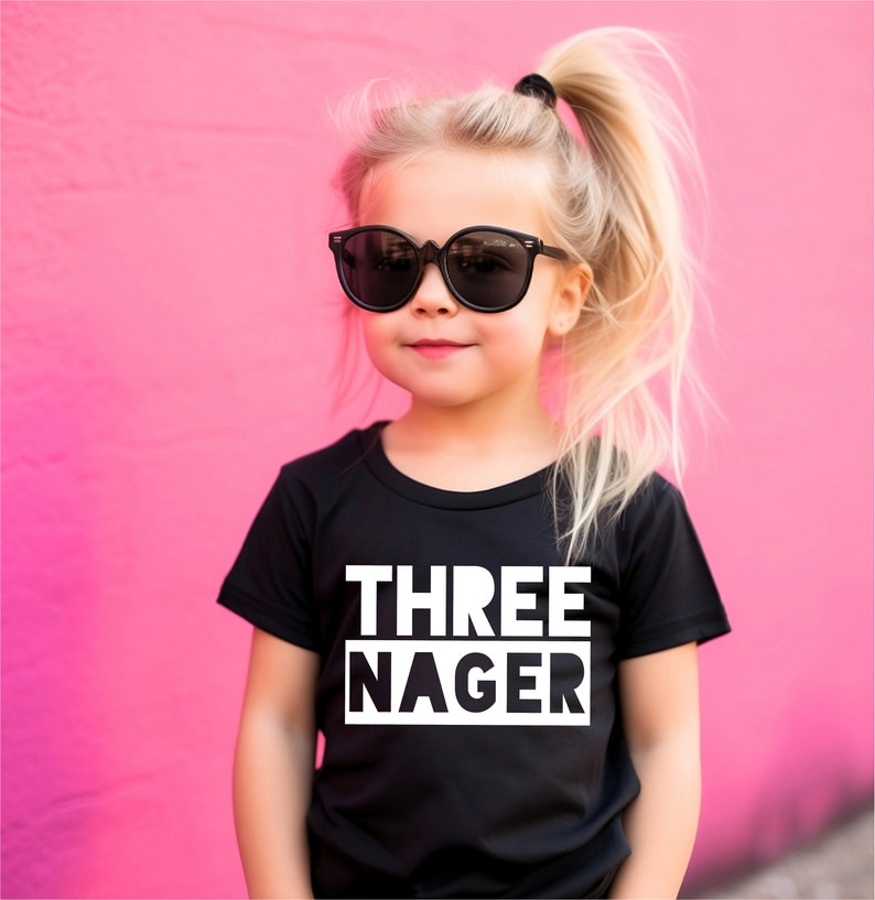 Threenager Shirt Third Birthday Outfit