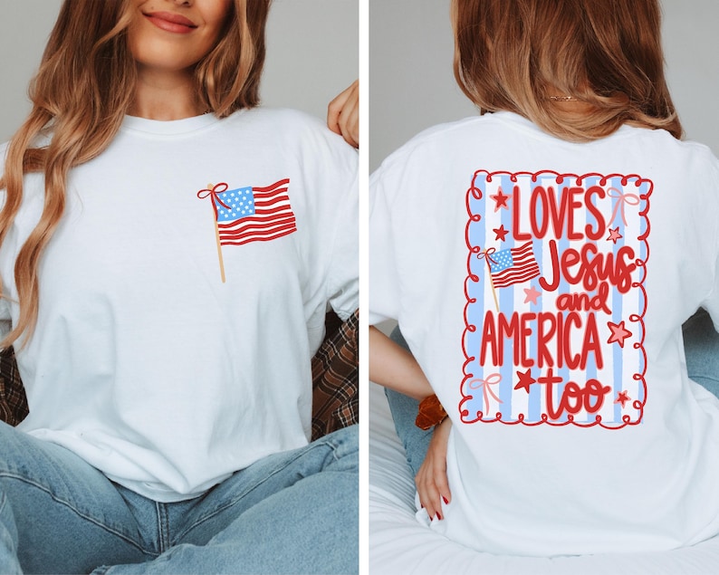 Christian Girls Shirt 4th Of July Kids Patriotic Tee Church Camp Shirt American Girl Shirt Patriotic Faith America 250 Shirt