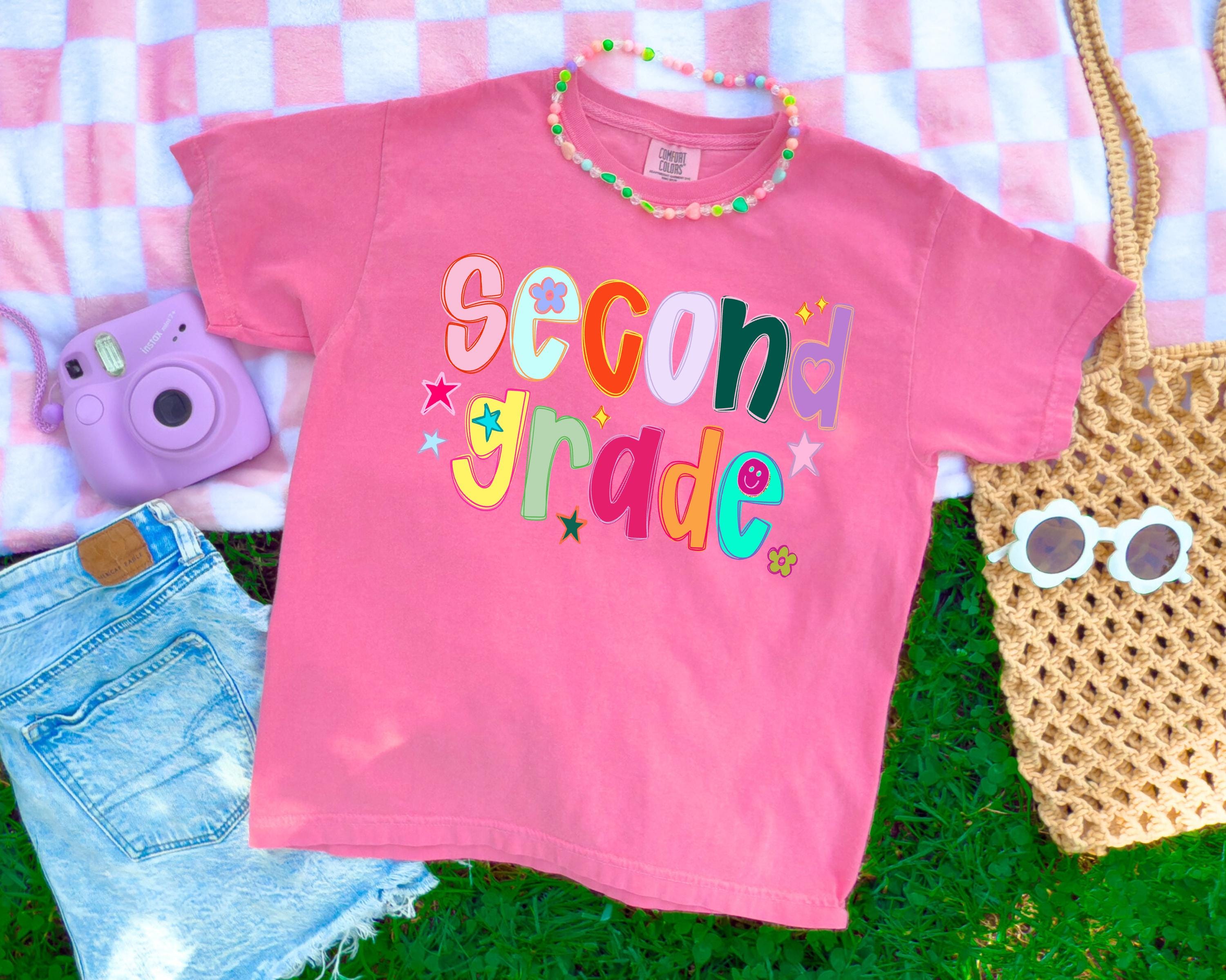 Second Grade Girl Shirt Back to School for 2nd Grade Girl First Day of ...
