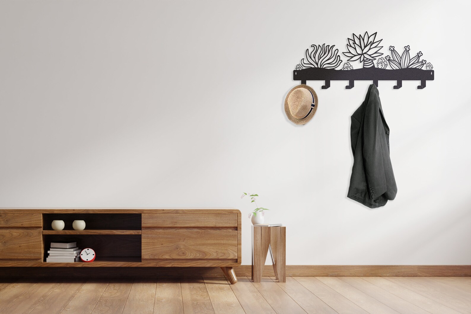 Metal Wall Art for Entryway Coat Rack Wall Mounted Coat Etsy