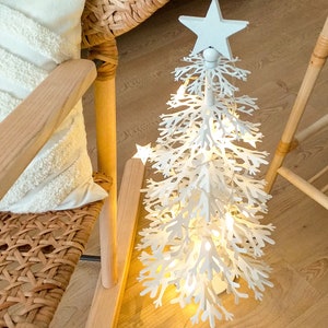 Lighted-up Christmas Tree Metal Decor, 3D Christmas Tree, DIY Christmas Tree, New Year Gift, Puzzle Gift, Christmas Decor image 3