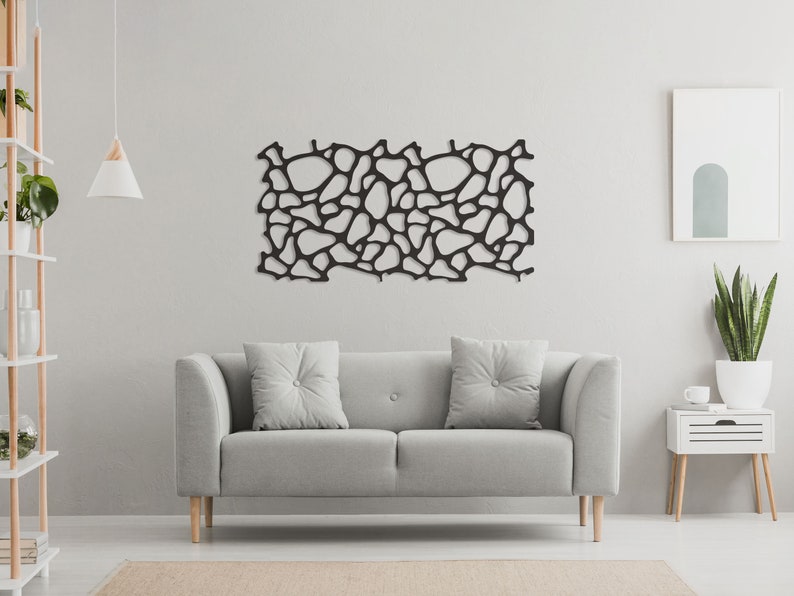 Giraffe pattern metal wall decor pattern style metal art | Etsy