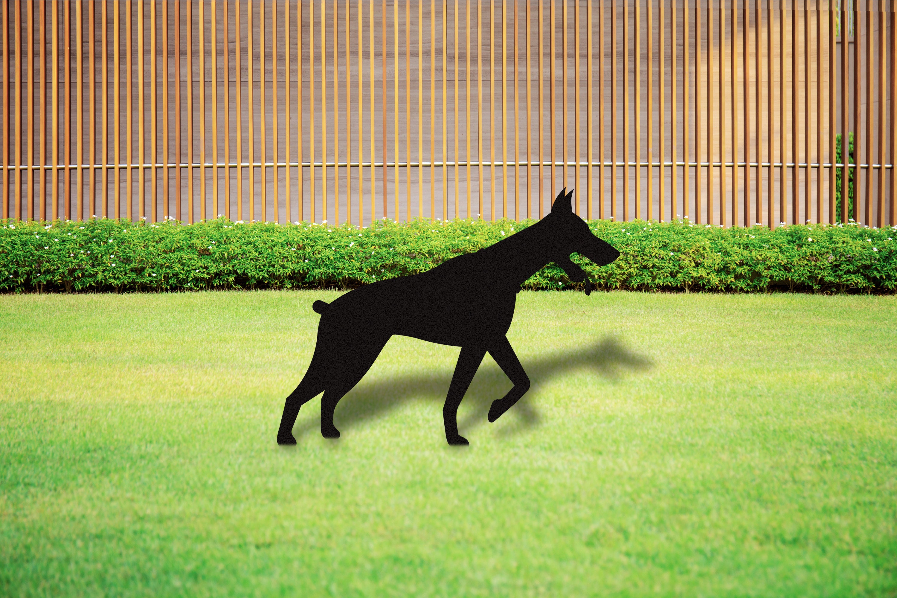 Hund Garten Kunst Skulptur / Garten Ornament / Metall Hund ...
