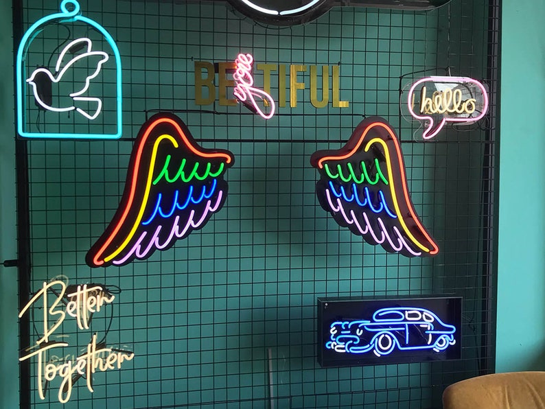 Custom Neon Sign Neon Sign Personalized Gifts Wedding Etsy