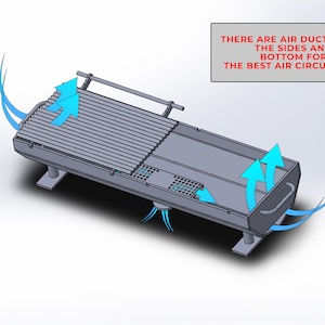 Parrilla Hibachi portátil: Brasero de acero inoxidable para exteriores imagen 4