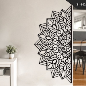 XL Metal Mandala Decor, Metal Mandala Wall Art, Wall Decor, Free and Fast Shipping, Homewarming gift, Metal Wall Decor, Fathers Day Gift