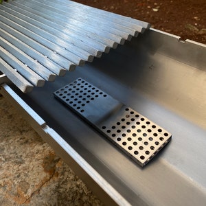 Parrilla Hibachi portátil: Brasero de acero inoxidable para exteriores imagen 7