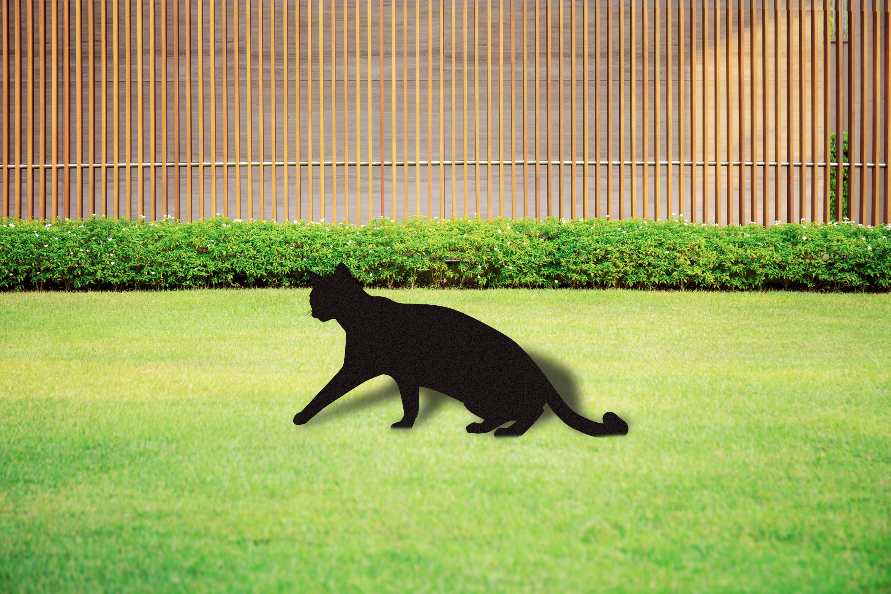 Cat Garden Art Sculpture Garden Ornament Outdoor Garden Etsy