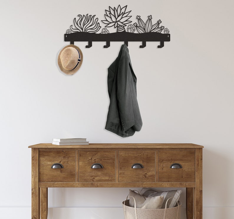 Metal Wall Art for Entryway Coat Rack Wall Mounted Coat Racks Etsy