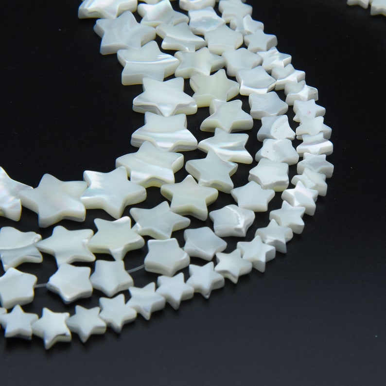 White MOP smooth star shape beads,Mother of Pearl 6mm 8mm 10mm 12mm for Choice,MOP,,15 full strand,White Shell\uff0c