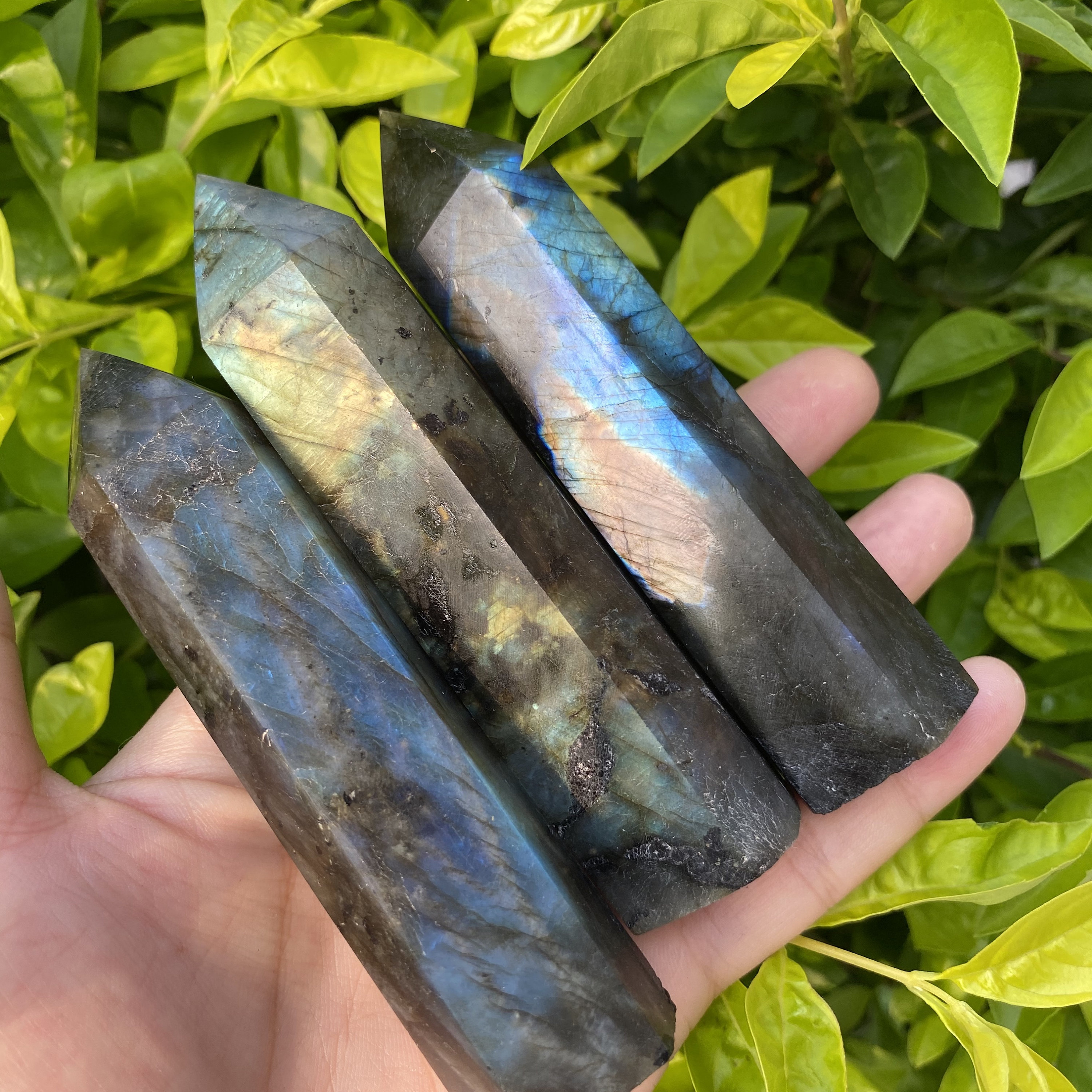AAA Natural Rainbow Labradorite Tower Large labradorite Etsy