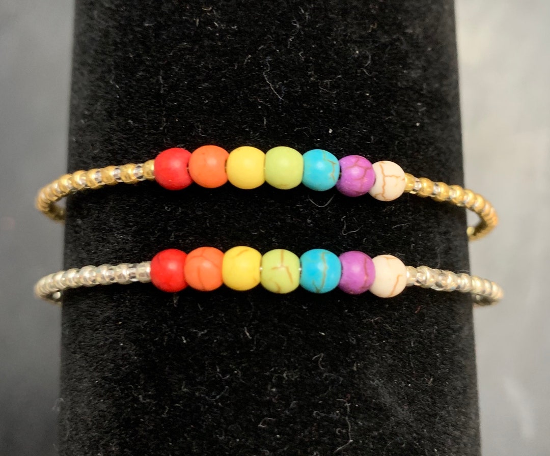 Bracciale Chakra In Vera Pelle Con Pietre Naturali – Fatto A Mano – Regolabile 15-20 Cm – Per Yoga E Meditazione - 2