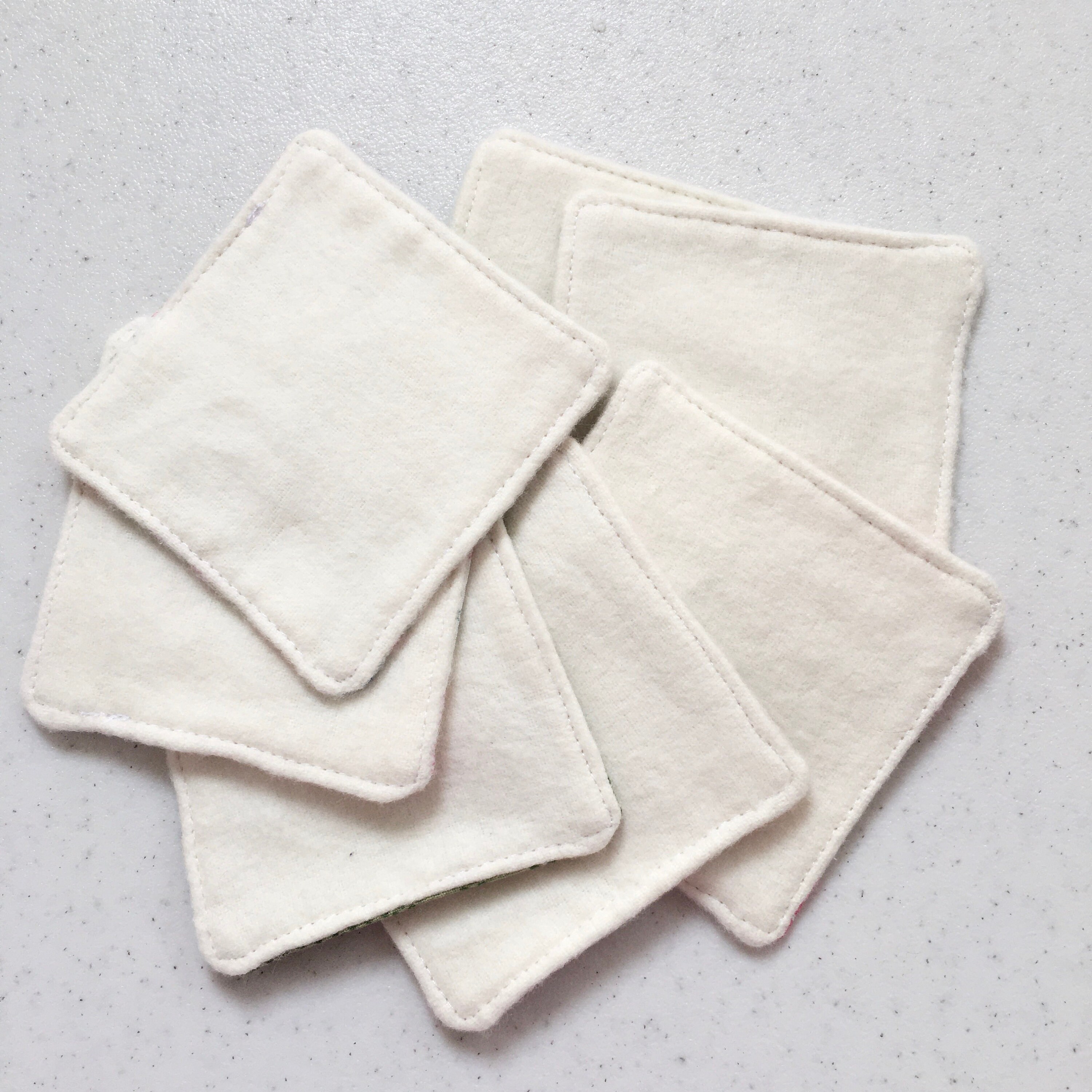 Cotton Face Pads 3 Ply 100 Sustainable Cotton Facial Pads Etsy