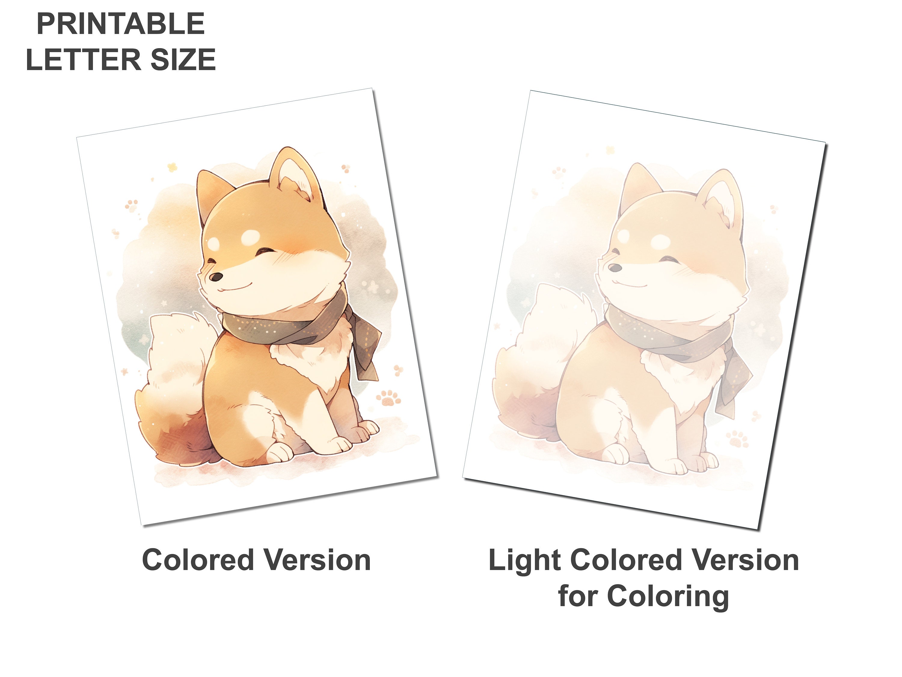 Shiba Inu Adults Coloring Book: cute dog lover gift shiba inu for adults  relaxation art large creativity grown ups coloring relaxation stress  relievin (Paperback)