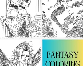 Bundel Fantasy Kleurplaten | Afdrukbaar