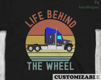 Life Behind The Wheel Funny No Gas Truck Meme Tshirt