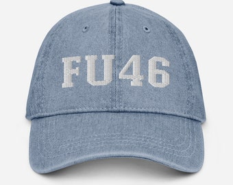 FU46 Republicanos sarcásticos divertidos Demócratas Sombrero de mezclilla Béisbol