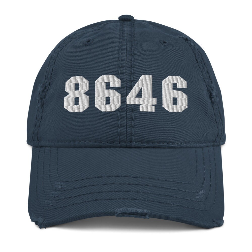86 46 8646 Trump Republican Distressed Baseball Hat - Etsy