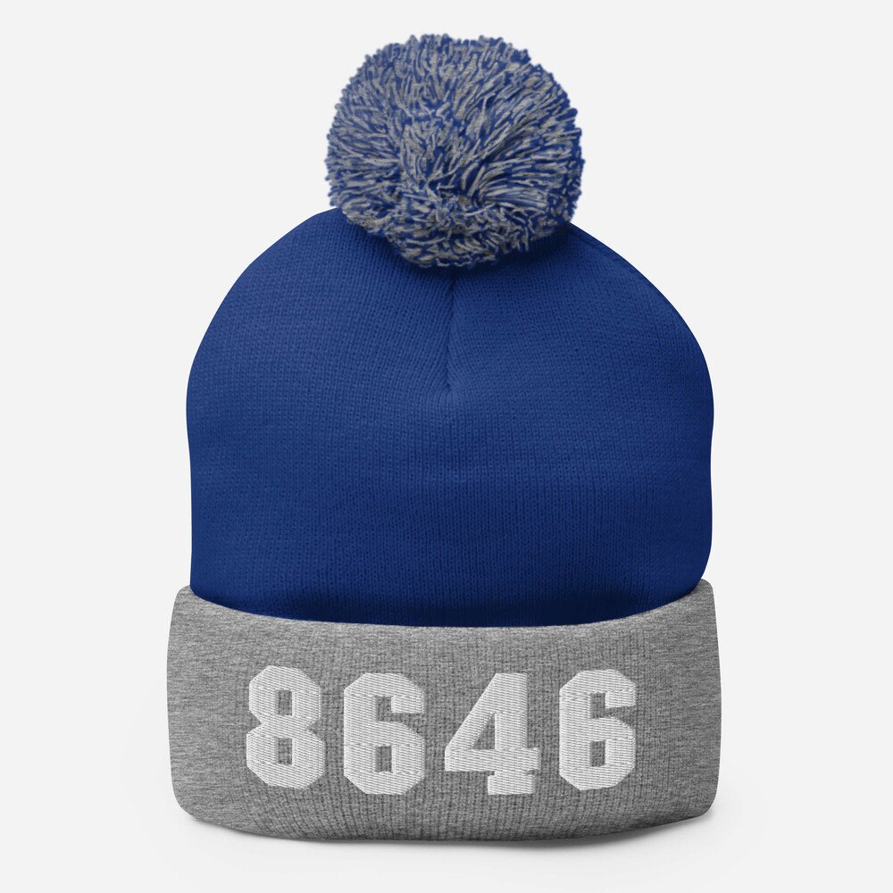 86 46 8646 Trump Republican Pom-pom Beanie - Etsy