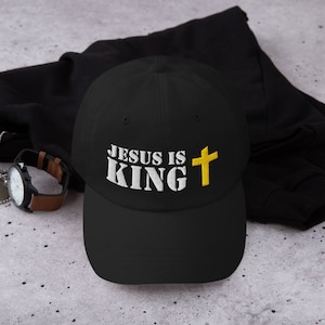 Jesus Is King Christ Christian Baseball Hat